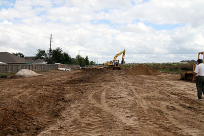 Site prep and underground
